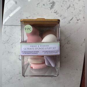 Ultimate Sponge & Puff Set - Pink, White, Purple